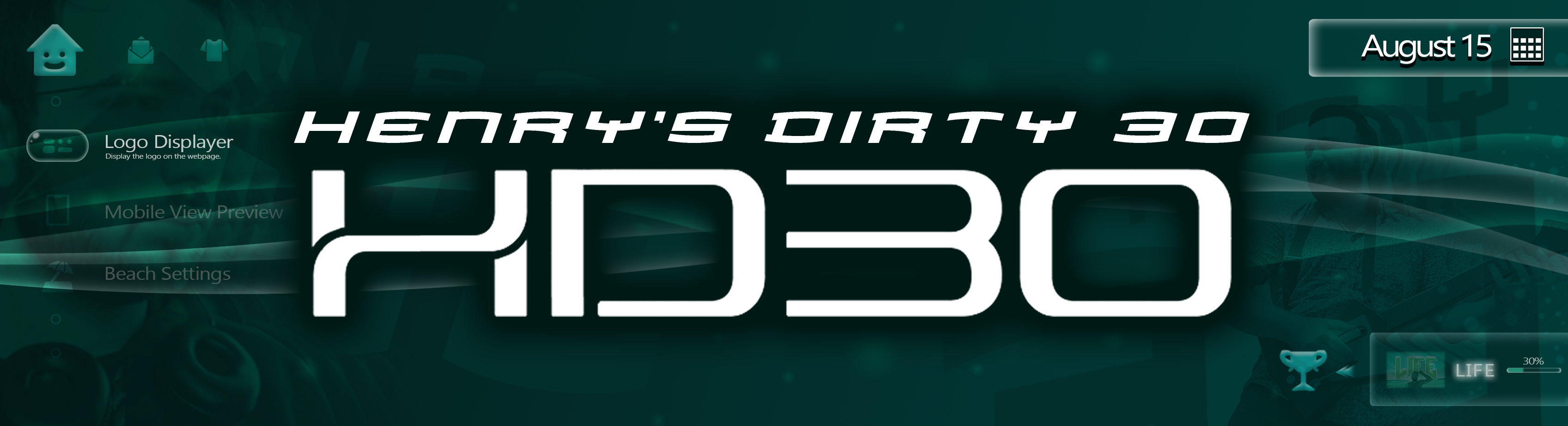 Henry's Dirty 30 title graphic